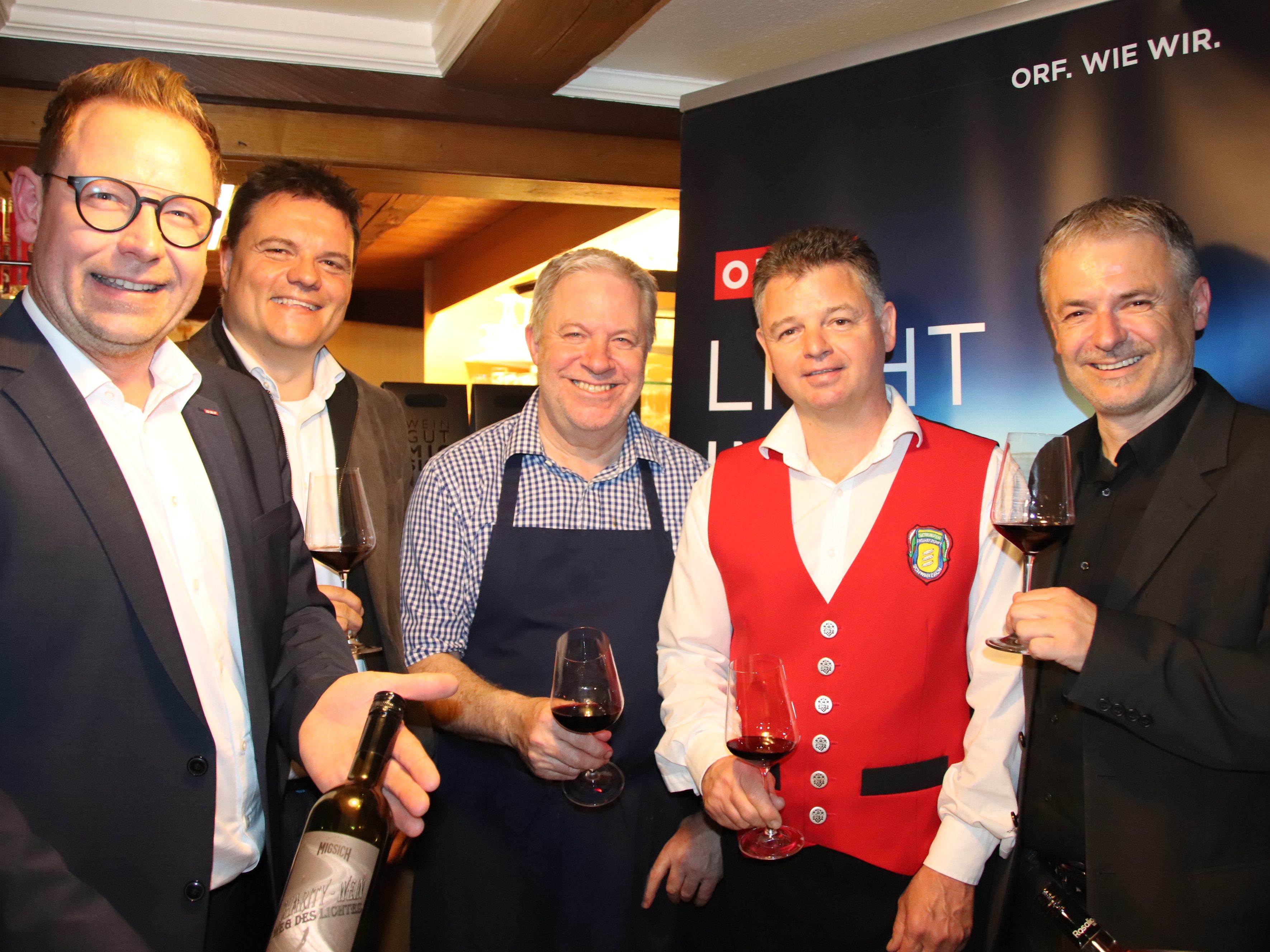 Markus Klement, Thomas Schierle, Hanspeter Tauber, René Winkel sowie Walter Moosbrugger.