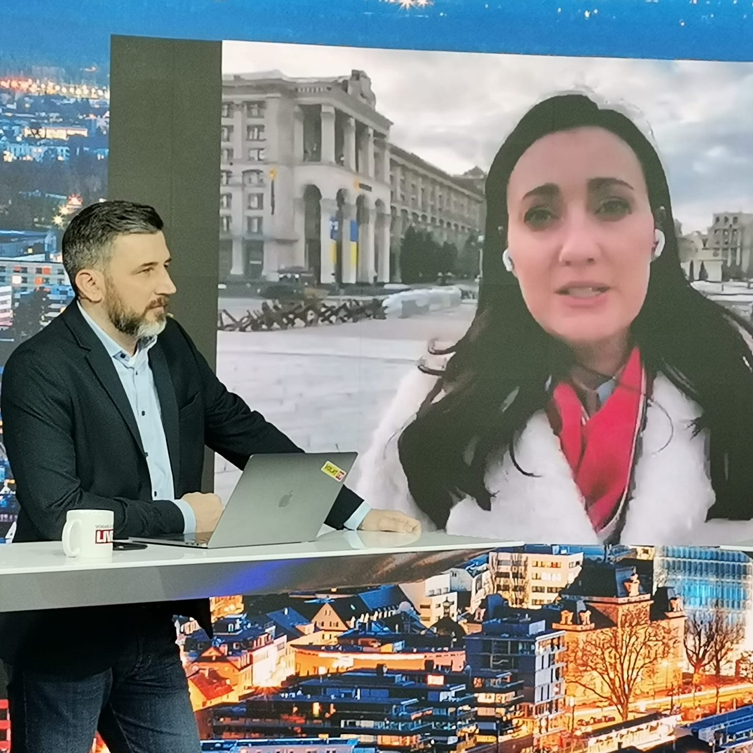 Solomiya Vitvitska zu Gast bei "Vorarlberg LIVE".