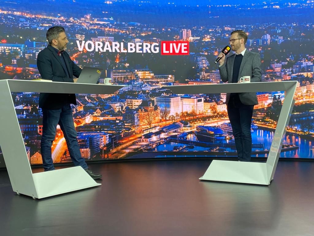 Johannes Gasser bei "Vorarlberg LIVE"
