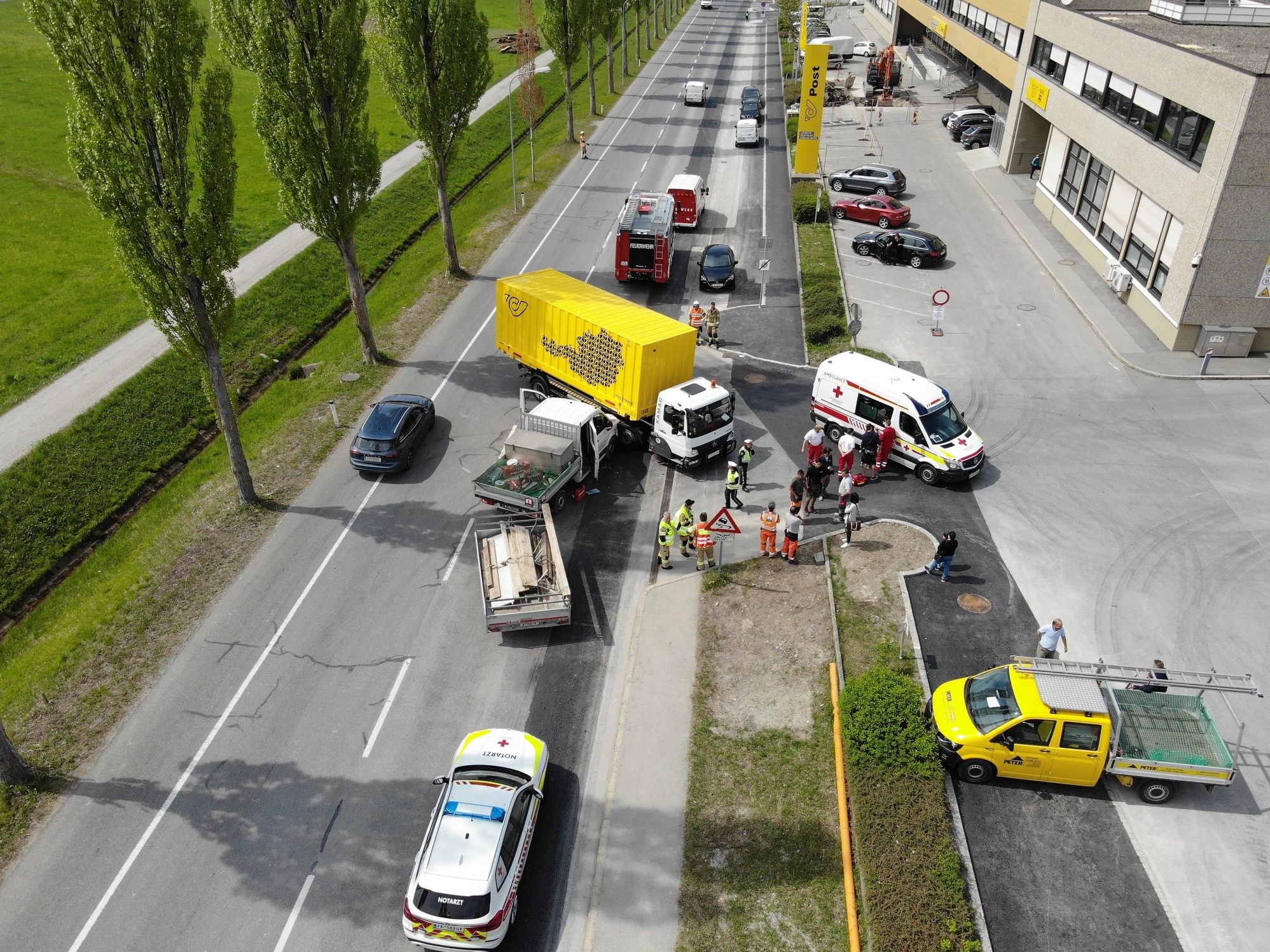 Am Freitagmittag kam es in Wolfurt zu einem Unfall. Am Freitagmittag kam es in Wolfurt zu einem Unfall.