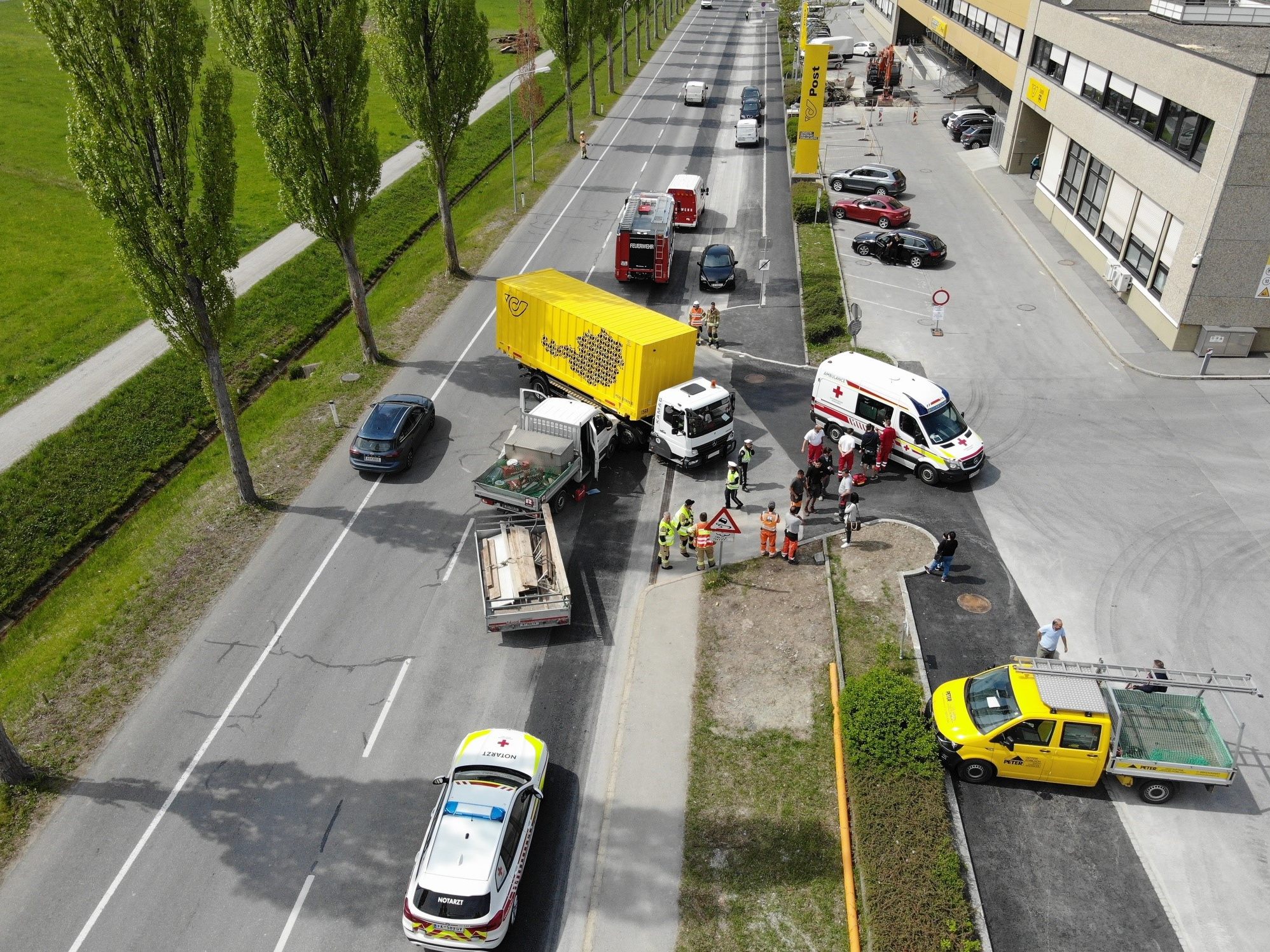 Am Freitagmittag kam es in Wolfurt zu einem Unfall.