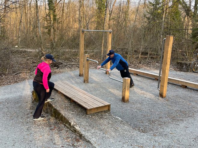Fitnessparcours Achauen.