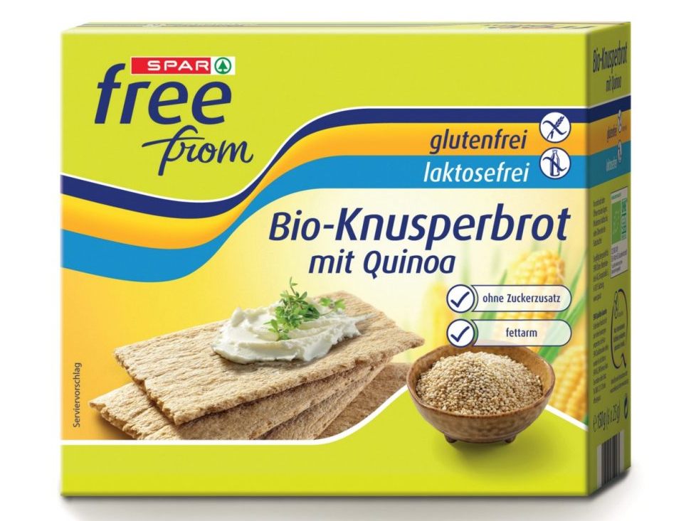 Spar ruft sein Bio-Knusperbrot mit Quinoa zurück.