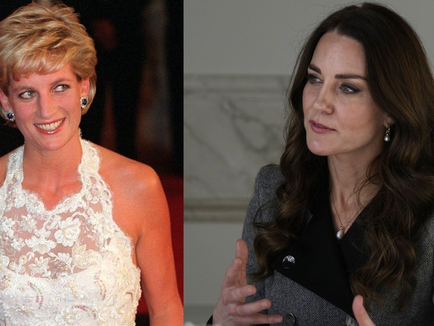 Lady Diana und Herzogin Kate.