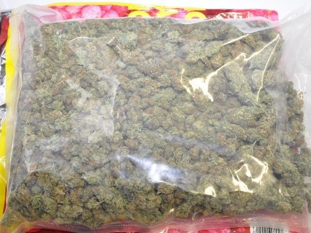 Das Cannabiskraut, welches die Polizei bei dem 39-Jährigen fand.