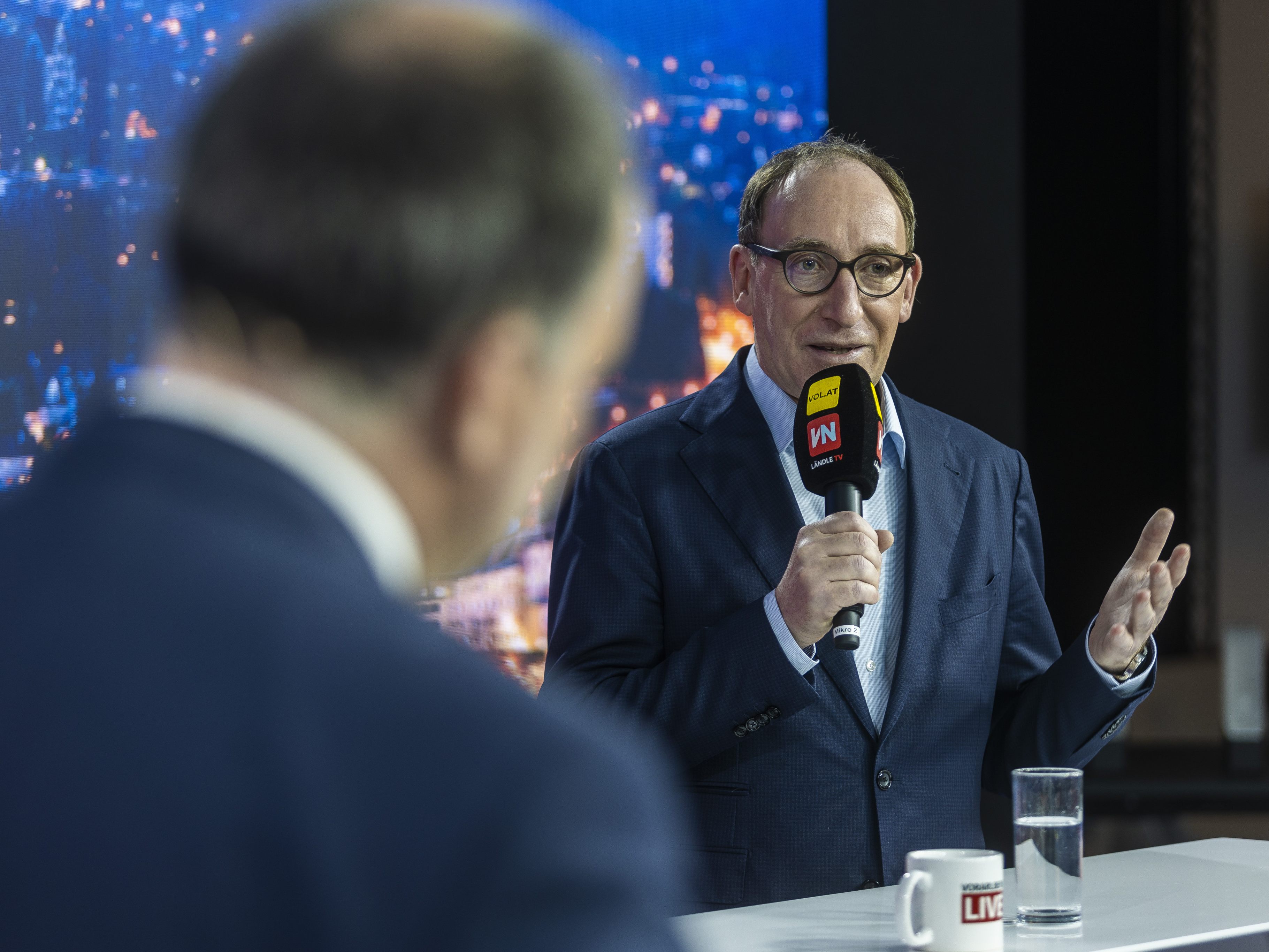 Johannes Rauch bei "Vorarlberg LIVE".