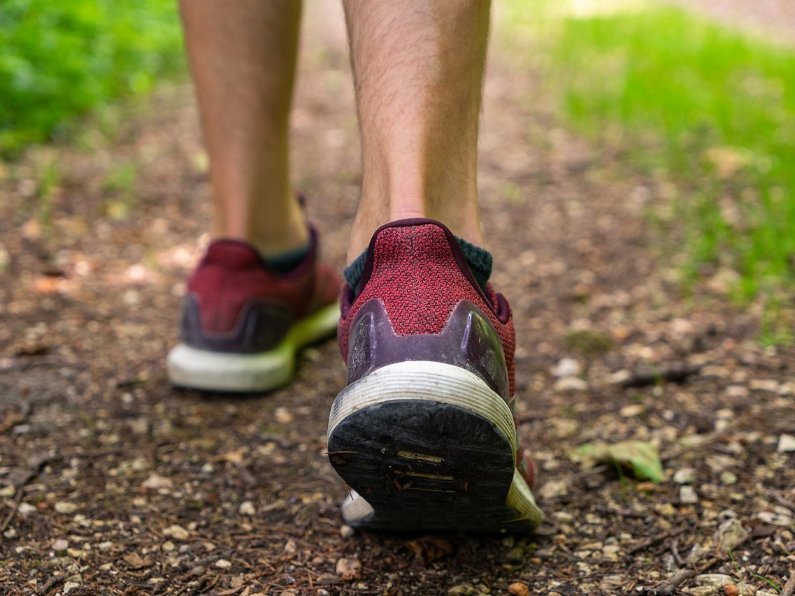 Fitter durch Joggen? Auch Spazieren und Gehen hilft beim Fit werden.