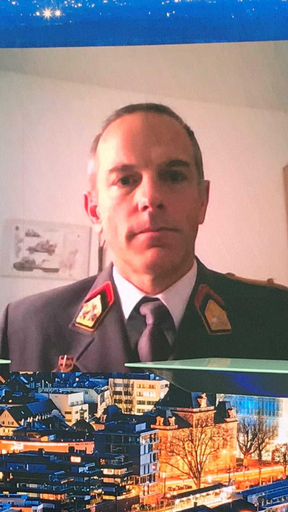 Oberst Berthold Sandtner bei "Vorarlberg LIVE".