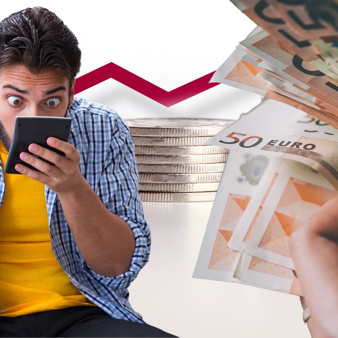 Mehr als die Hälfte der Befragten will auf Anschaffungen verzichten