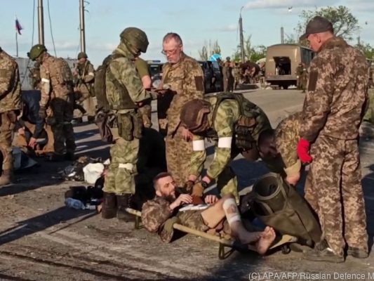 Zahlreiche ukrainische Soldaten ergaben sich Zahlreiche ukrainische Soldaten ergaben sich