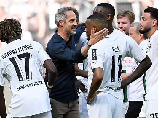 Hütter beendete Job in Gladbach mit 5:1 gegen Hoffenheim Hütter beendete Job in Gladbach mit 5:1 gegen Hoffenheim