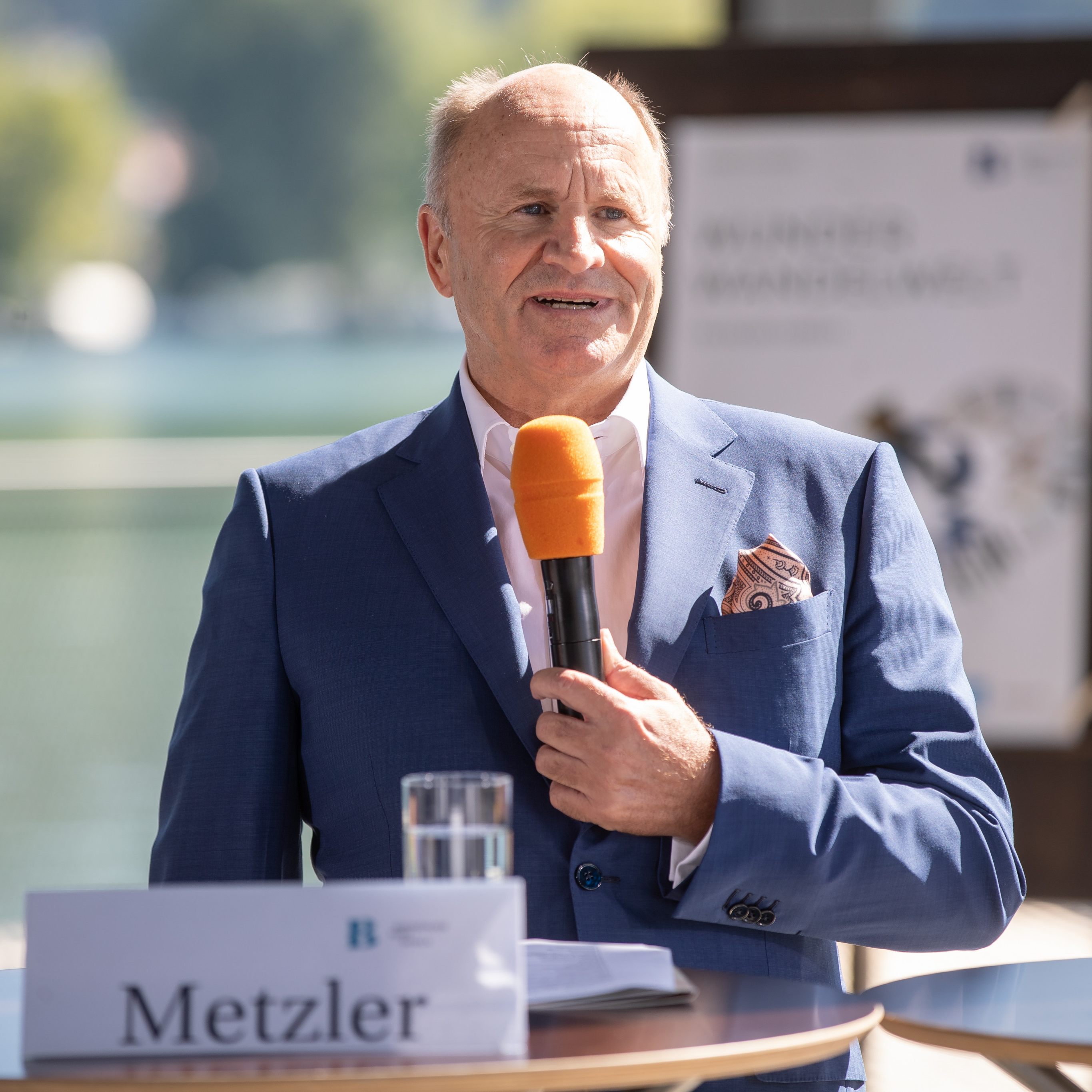 Präsident Hans-Peter Metzler