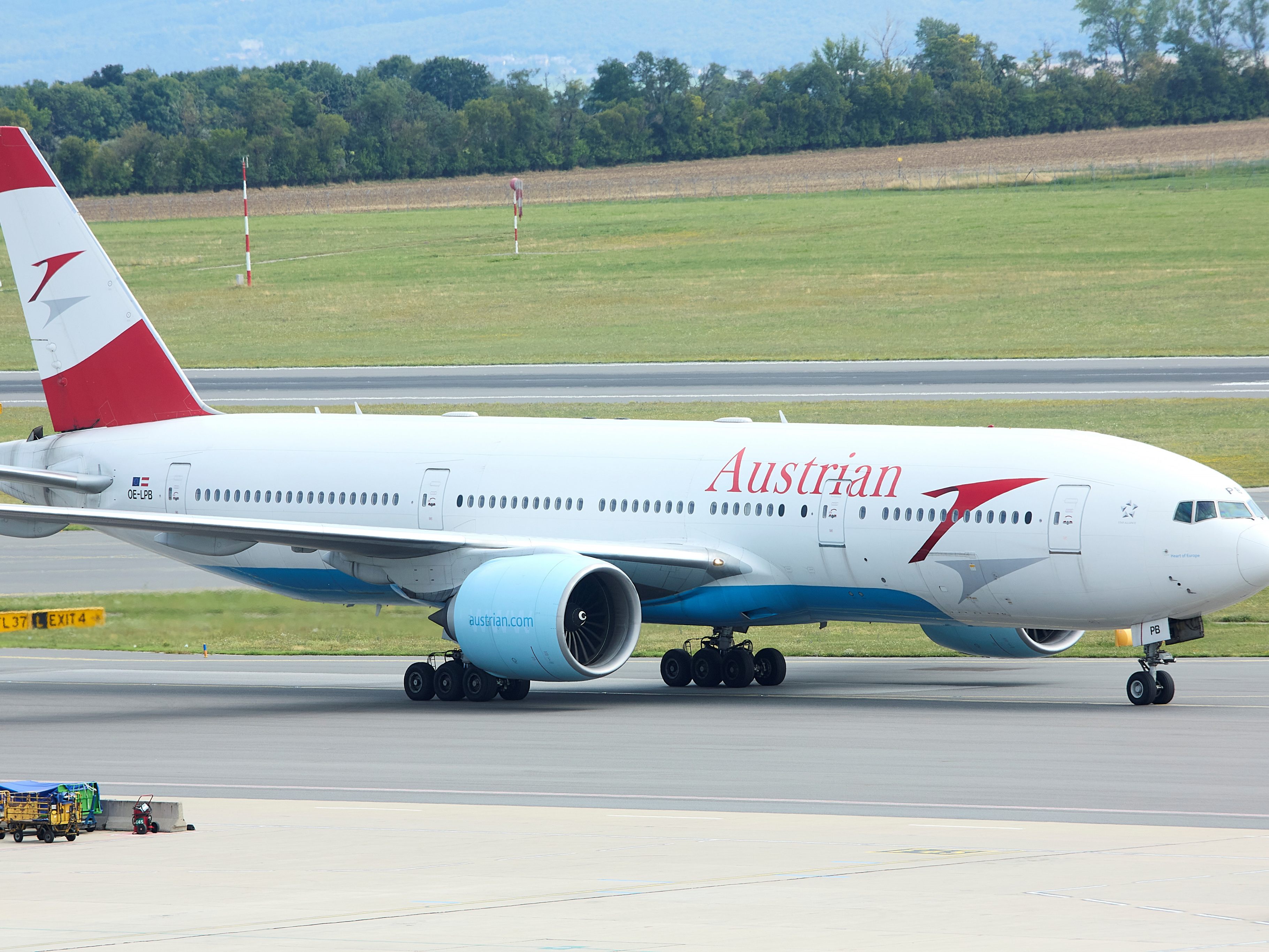 AUA bietet Flugticket mit Aufpreis für nachhaltigen Treibstoff an.