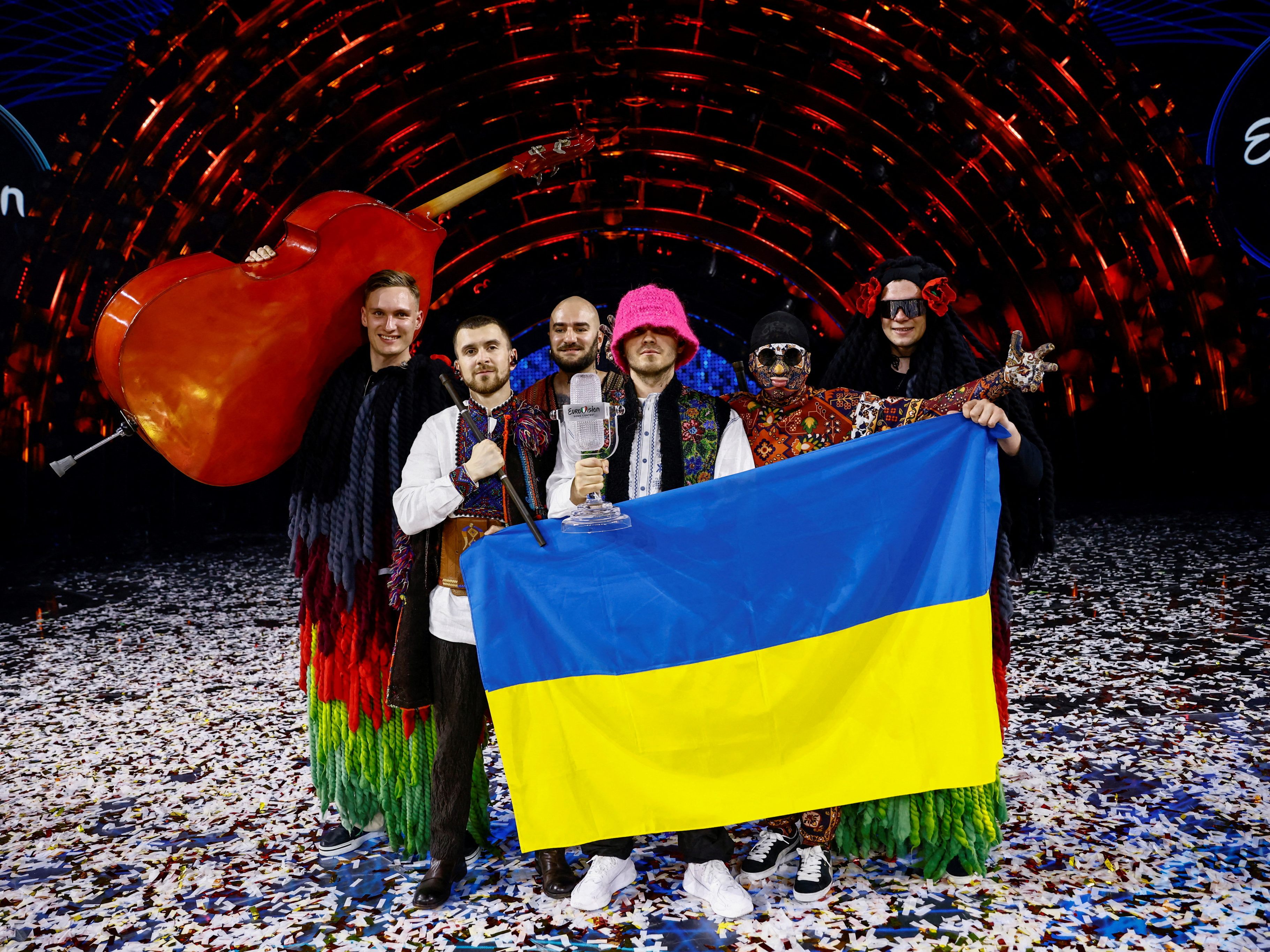 Ukraines Präsident Selenskyj meldete sich nach Song Contest-Sieg zu Wort. Ukraines Präsident Selenskyj meldete sich nach Song Contest-Sieg zu Wort.