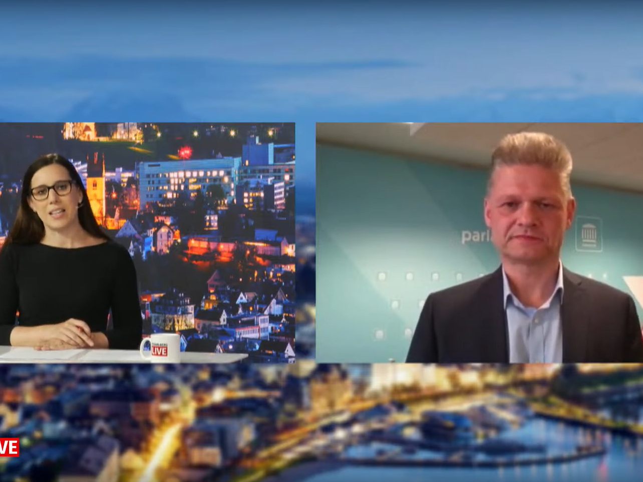 Andreas Hanger bei "Vorarlberg LIVE"