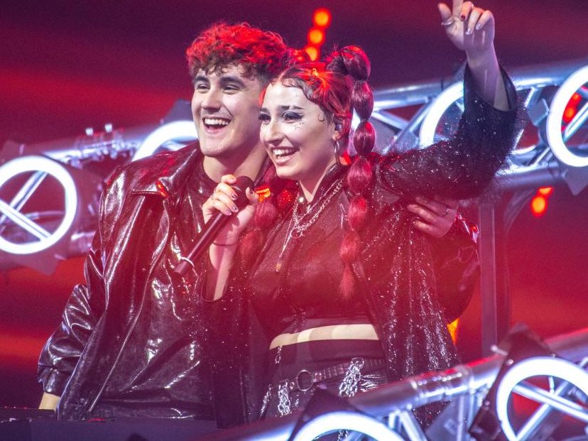 LUM!X und Pia Maria starten im ersten ESC-Halbfinale für Österreich. LUM!X und Pia Maria starten im ersten ESC-Halbfinale für Österreich.