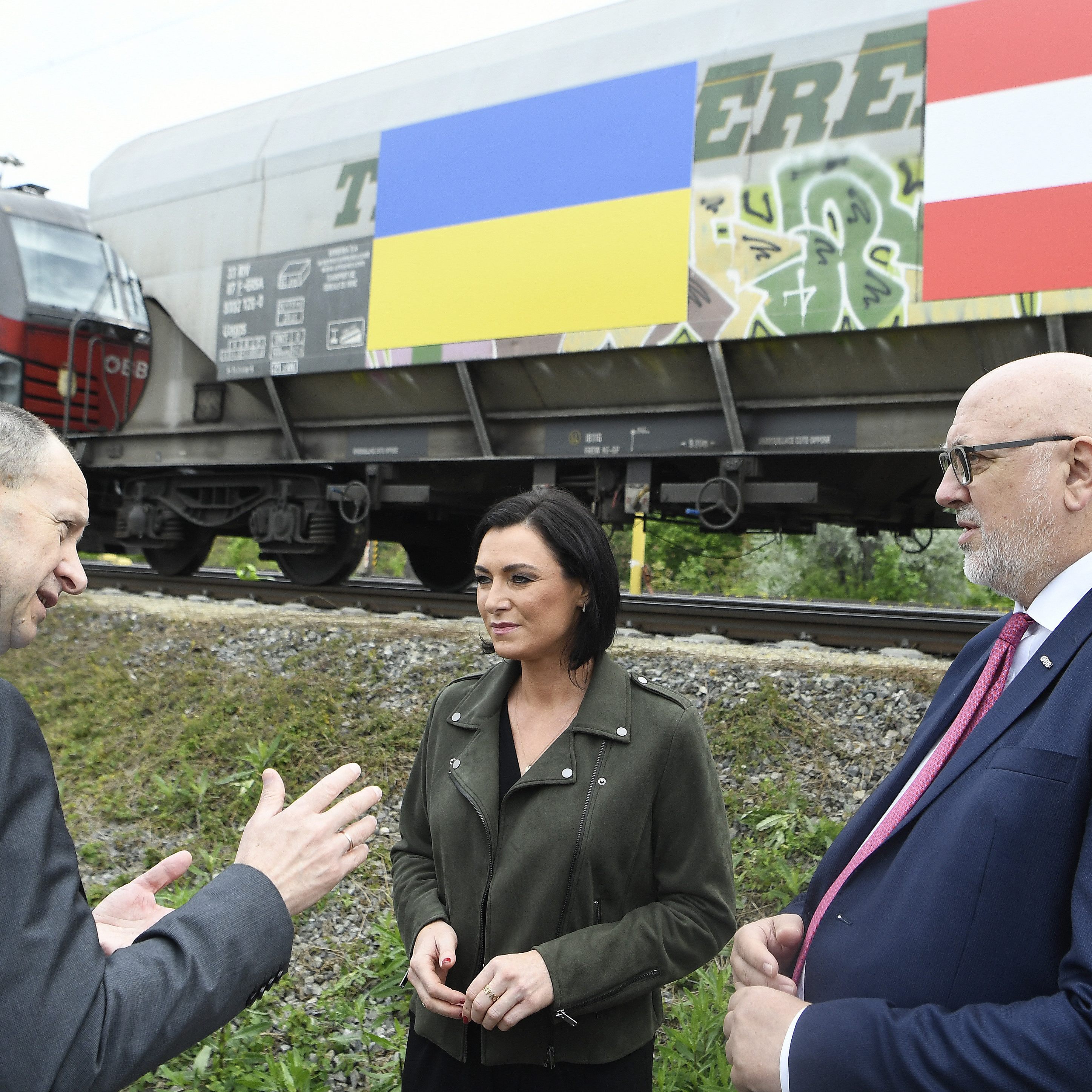 Mit dem Zug: 1.450 Tonnen Tierfutter aus der Ukraine in Wien eingetroffen.