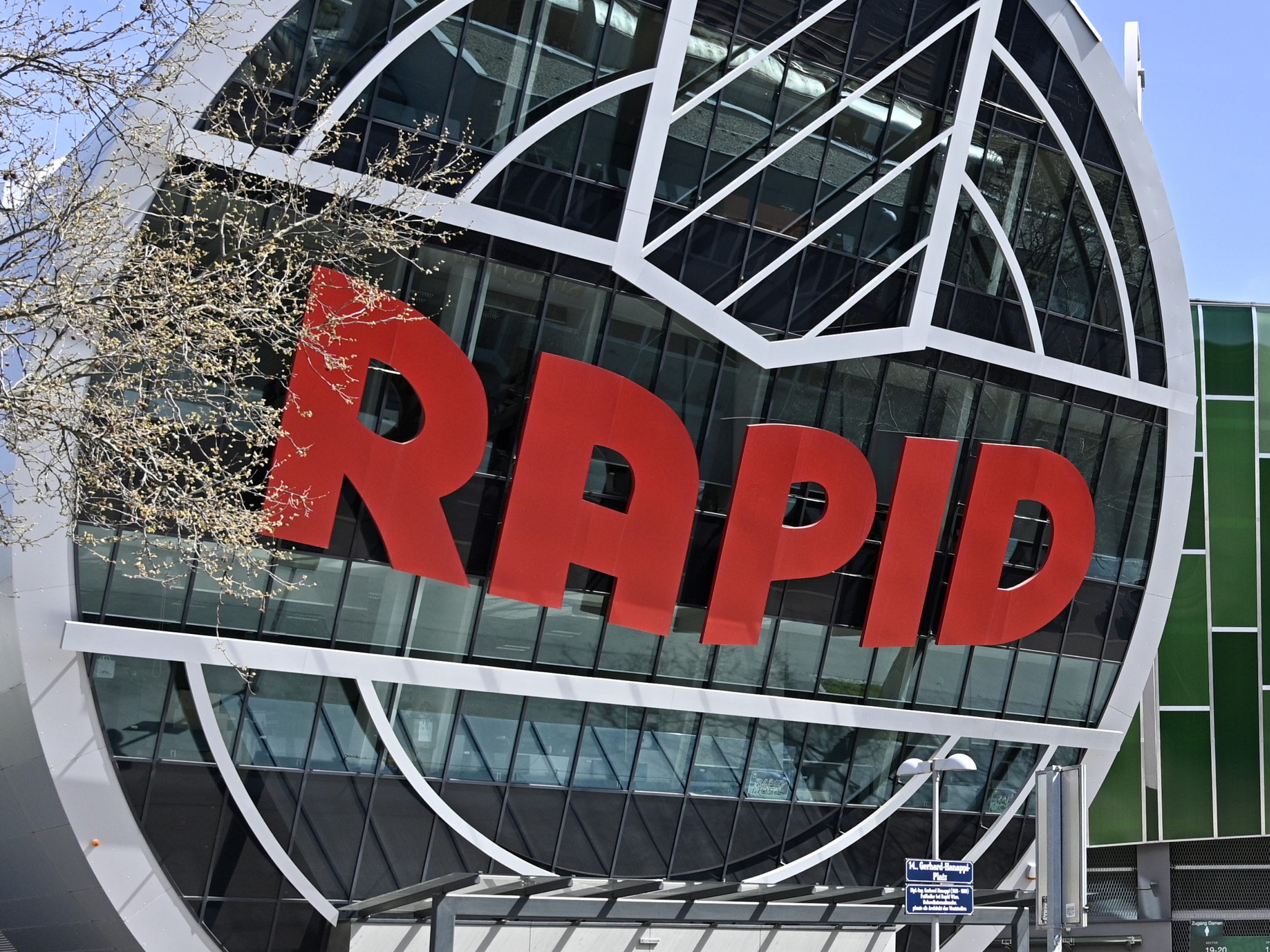 Das neue Rapid-Trainingszentrum ist vor der Fertigstellung Das neue Rapid-Trainingszentrum ist vor der Fertigstellung