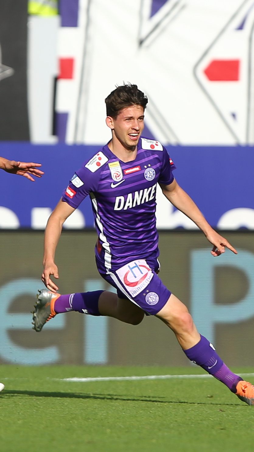 Austria Wien gelangen gegen Sturm Graz gleich vier Treffer.
