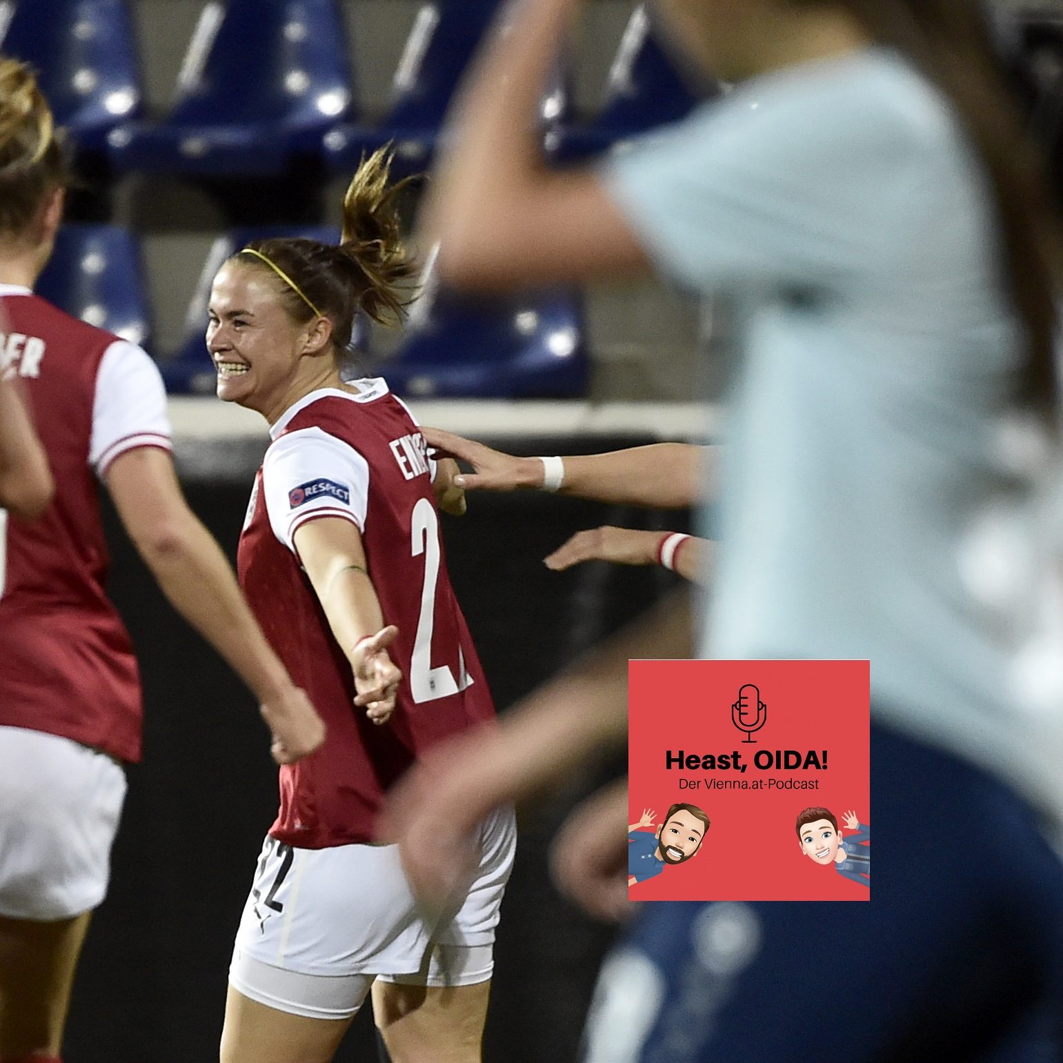 Österreichs Stefanie Enzinger blickte im VIENNA.at-Podcast auf die Fußball-Europameisterschaft der Frauen 2022 voraus.