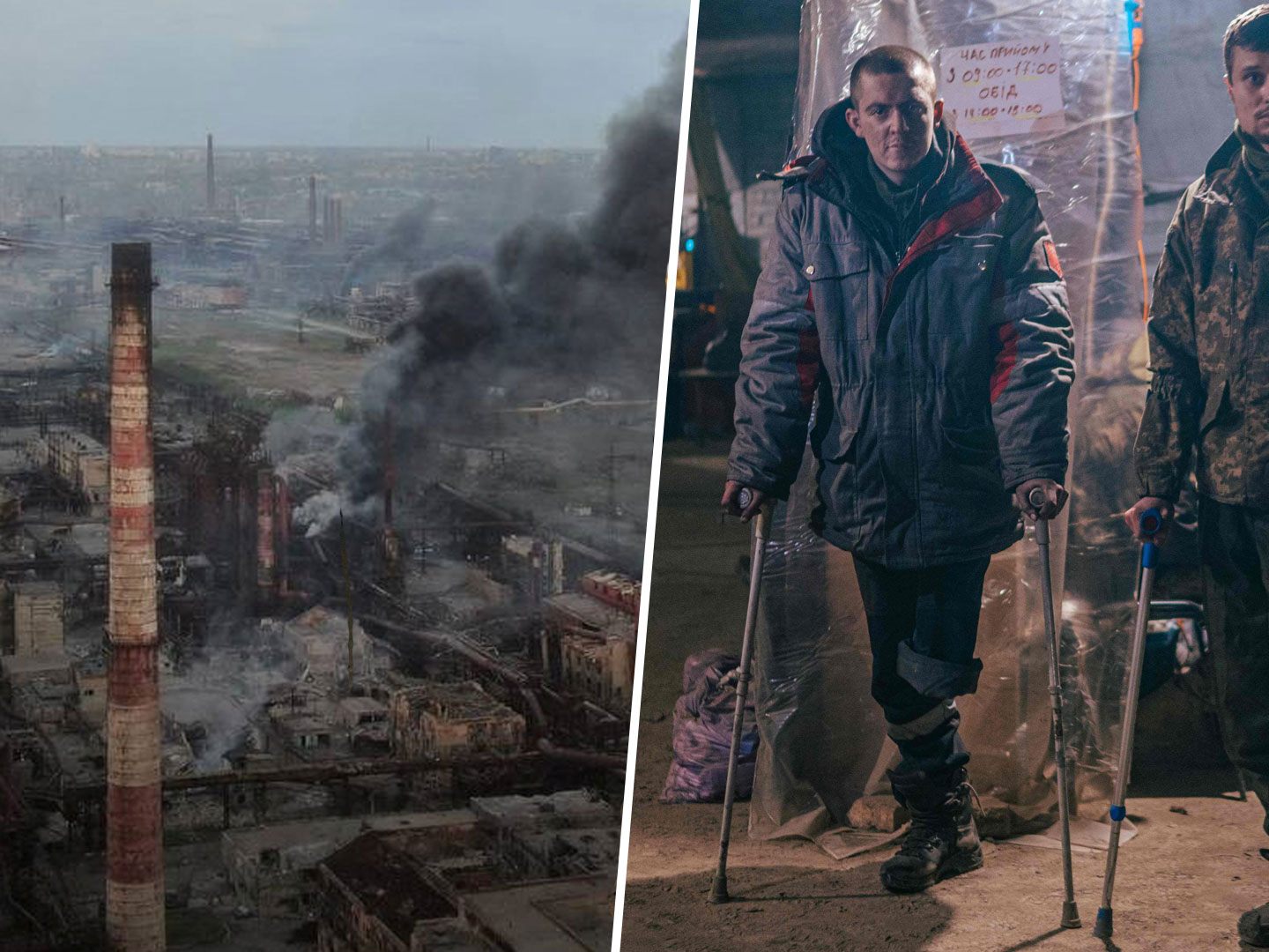 Ukrainer harren nach wie vor im Stahlwerk aus Ukrainer harren nach wie vor im Stahlwerk aus