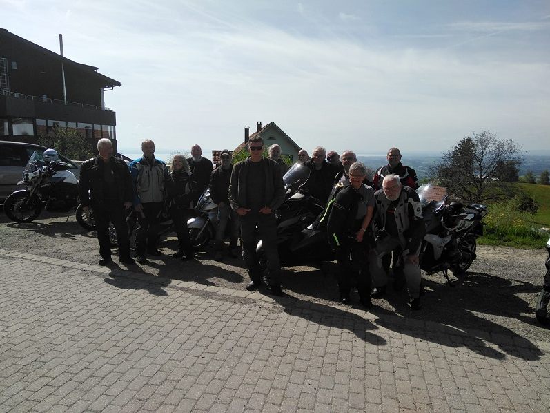 PVÖ-Biker auf Tour durchs Allgäu