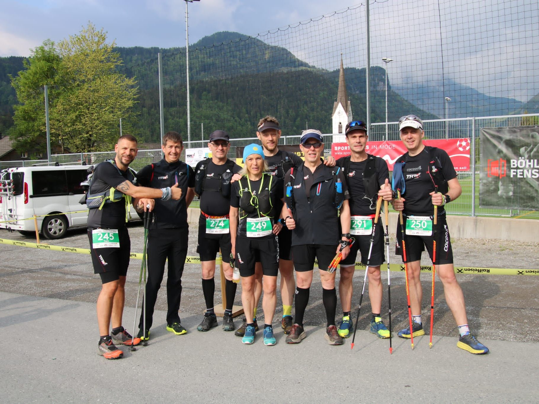 Das TRT Vorarlberg Team beim Bizau Trail Das TRT Vorarlberg Team beim Bizau Trail