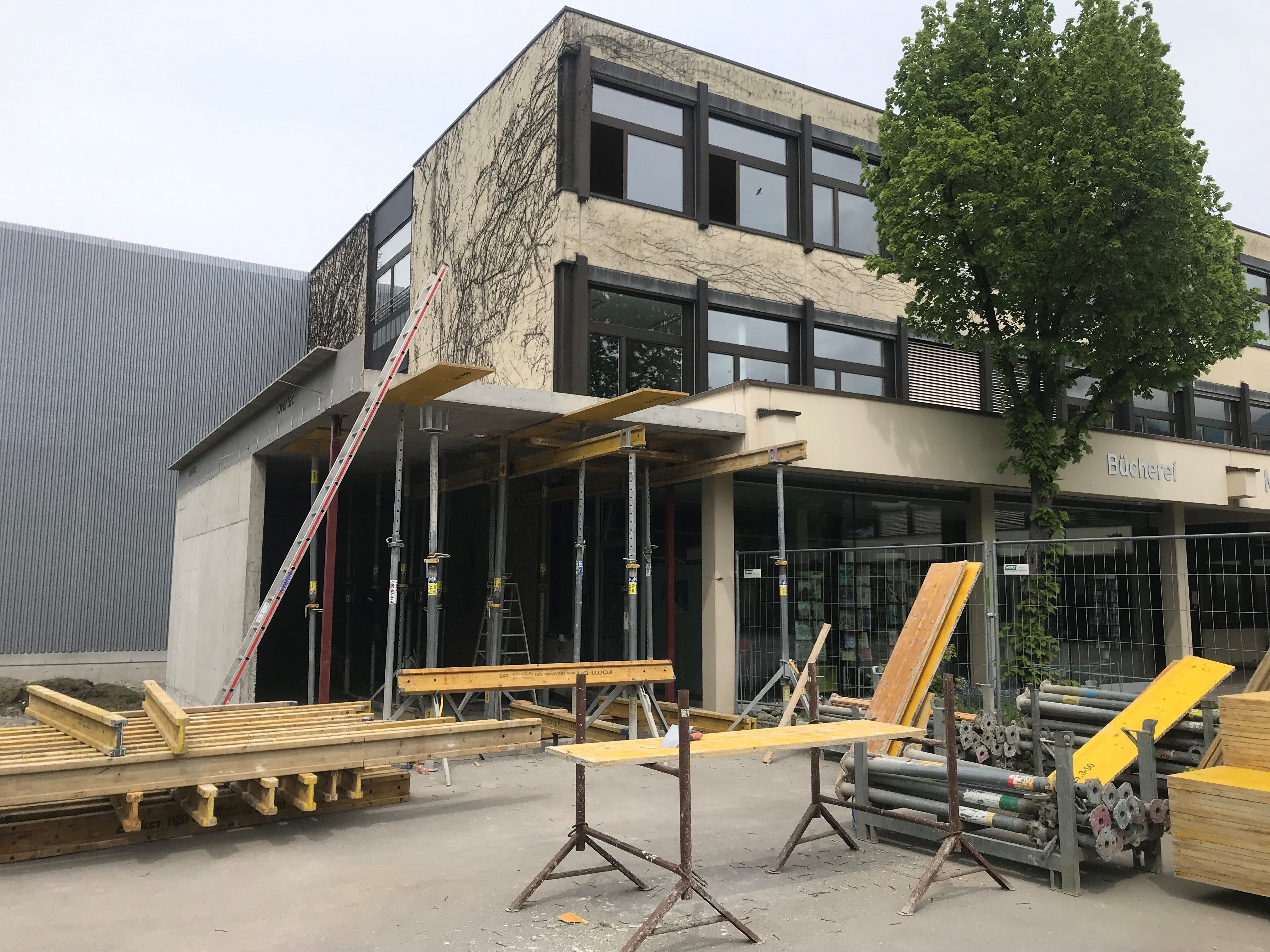 Umbau der Bücherei