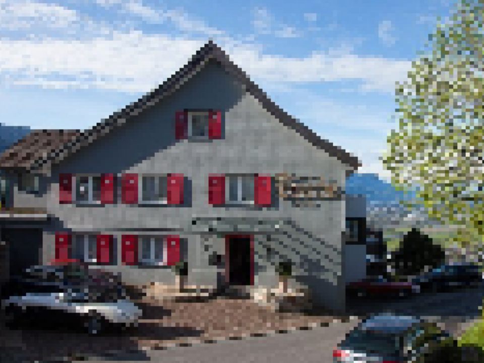 Das Hotel Restaurant Traube in Bildstein ist nicht nur für die grandiose Aussicht bekannt.