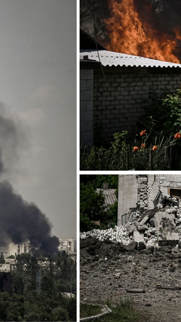 Sjewjerodonezk vor Einnahme durch die Russen