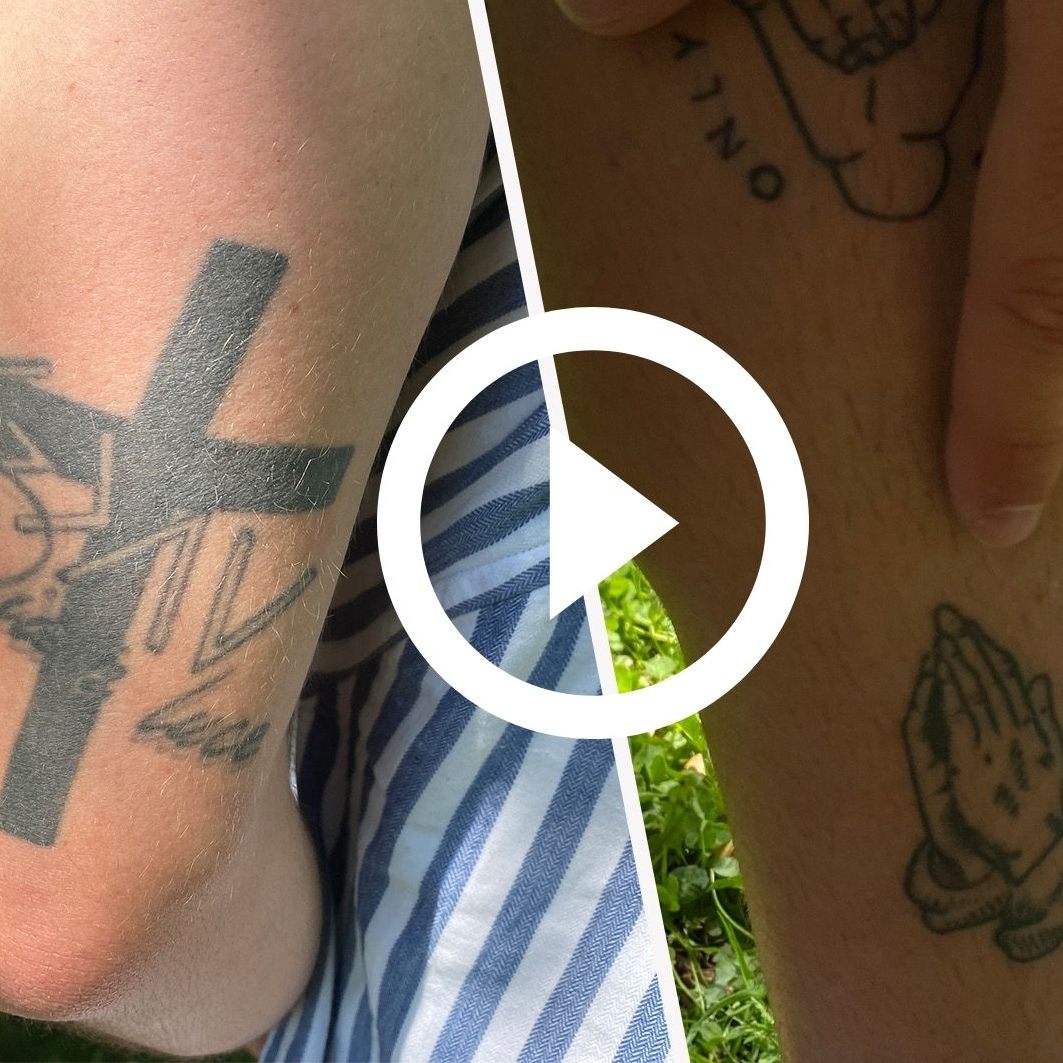 Dieser Altach-Kicker trägt christliche Tattoos.