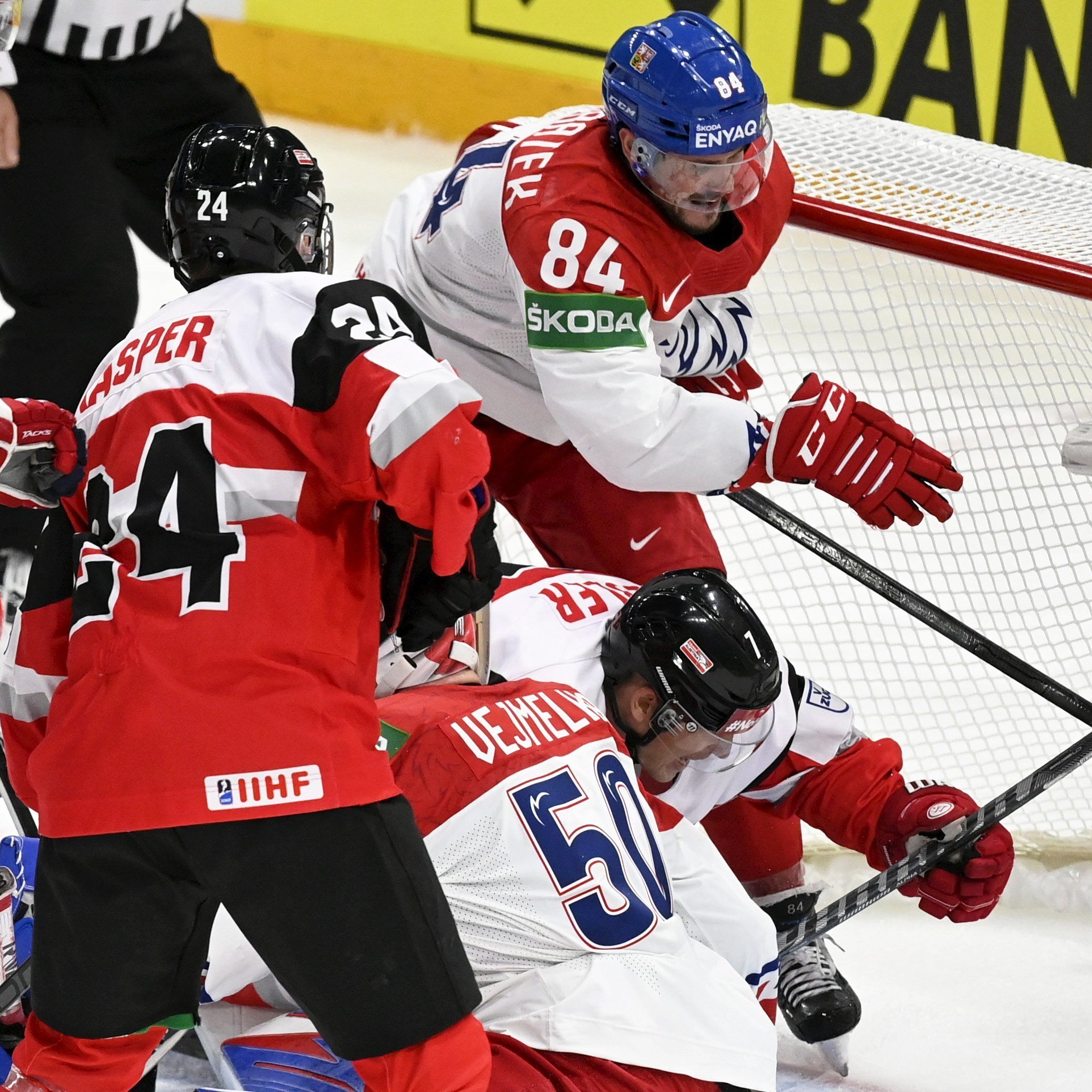 Österreich schafft bei der Eishockey-WM in Finnland einen Sensationssieg gegen Tschechien.