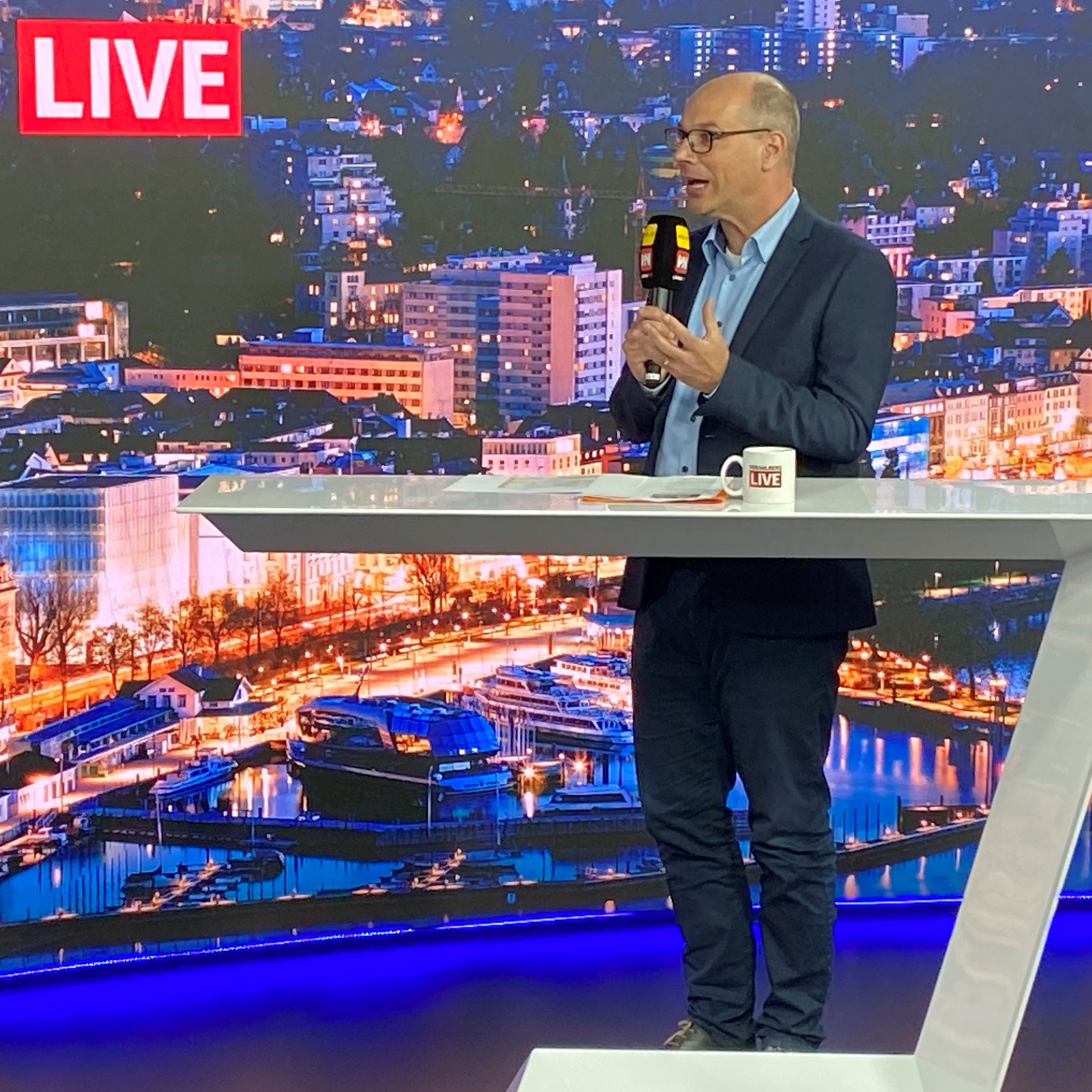 Stefan Fitz-Rankl, Geschäftsführer der FH Vorarlberg, zu Gast bei "Vorarlberg LIVE".