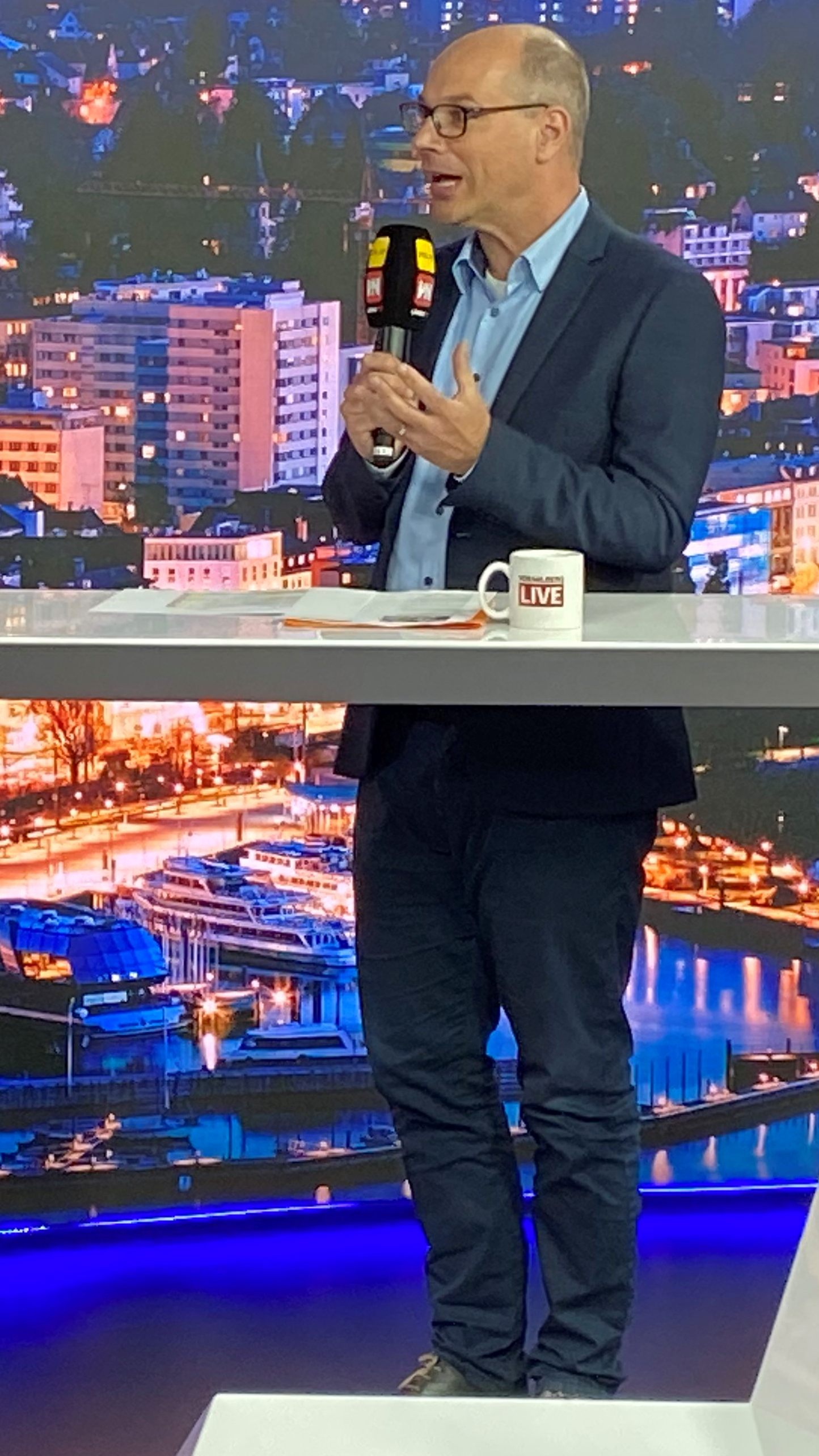 Stefan Fitz-Rankl, Geschäftsführer der FH Vorarlberg, zu Gast bei "Vorarlberg LIVE".