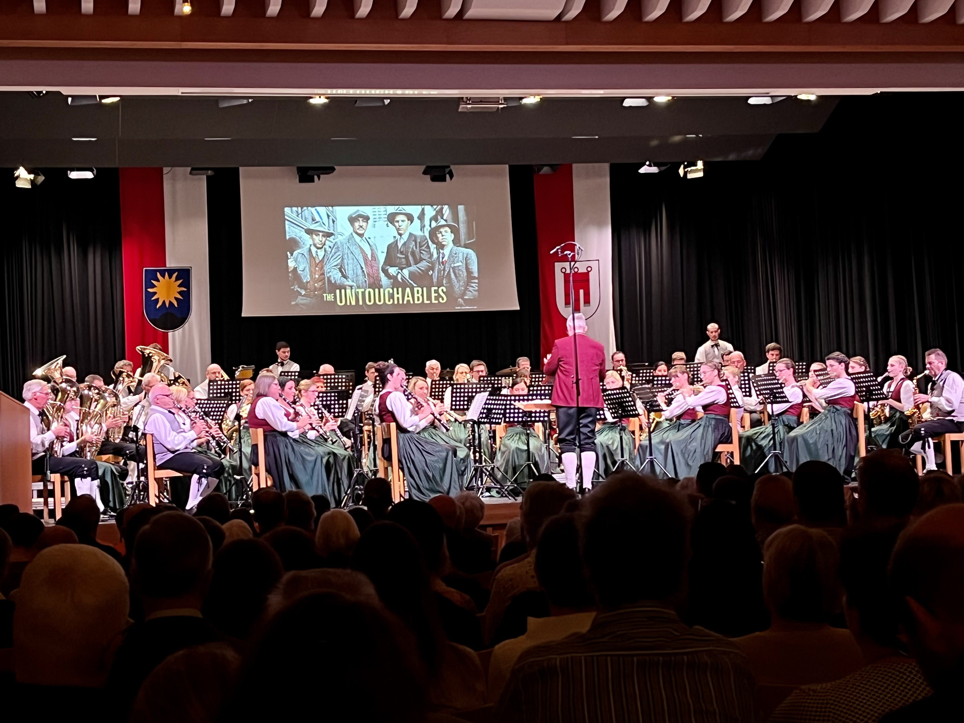 Die SHM Nüziders bei Frühjahrskonzert im Sonnenbergsaal