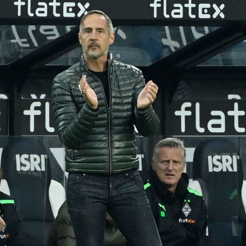 Hütters Zukunft bei Mönchengladbach ist fraglich.