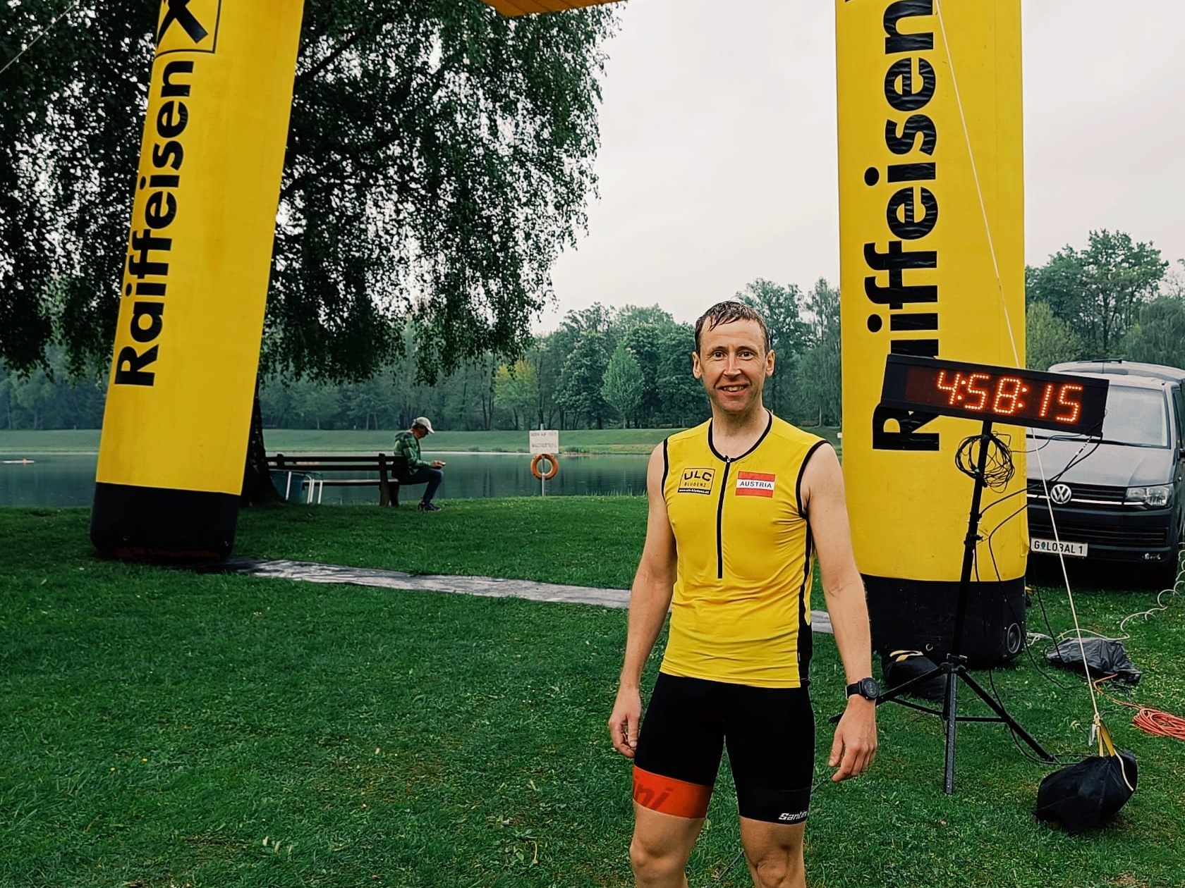 Philpp Teper bei beim Triathlon Röckensee