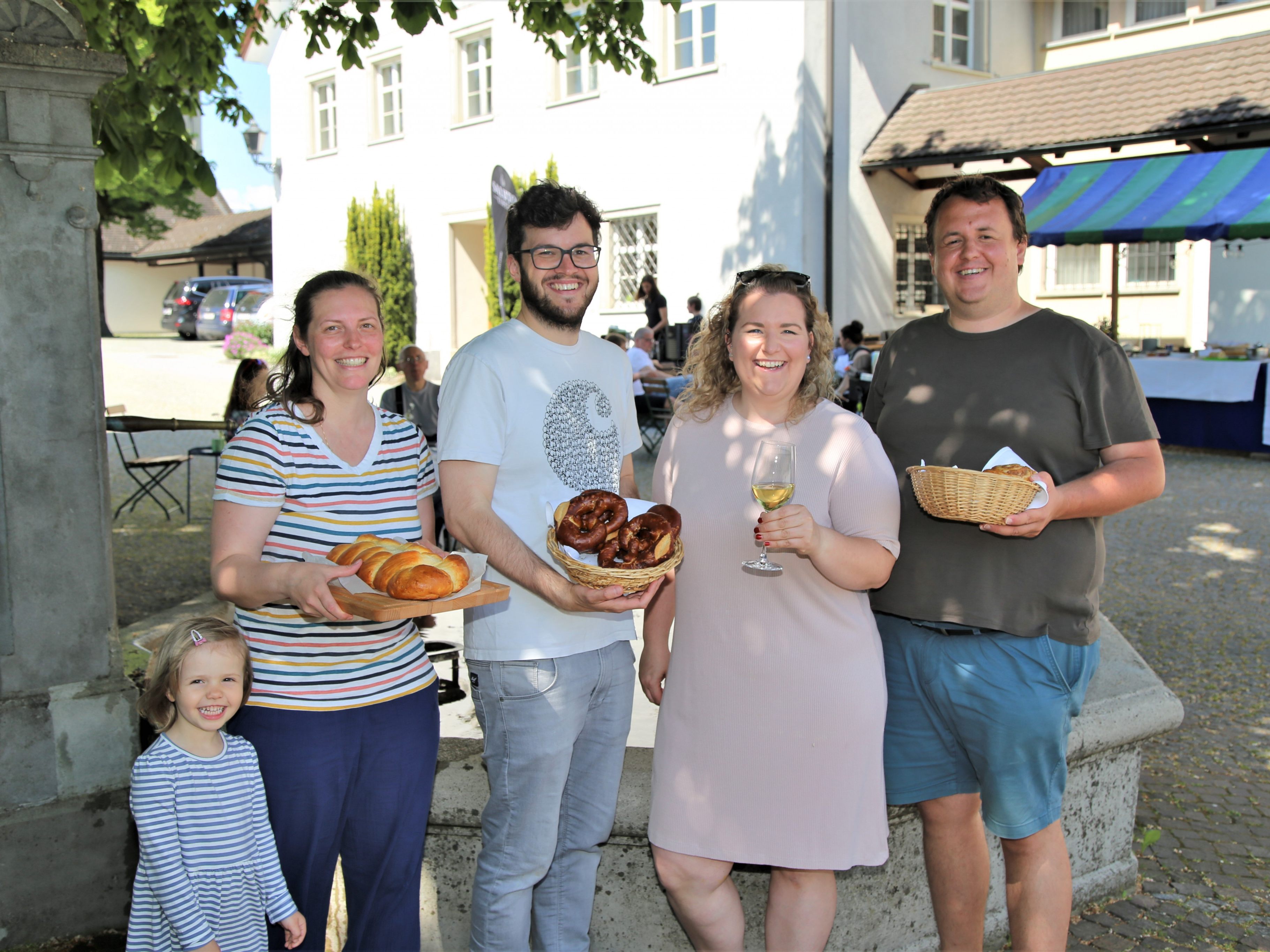 Josefine, Johanna, Johannes, Anna und Martin.