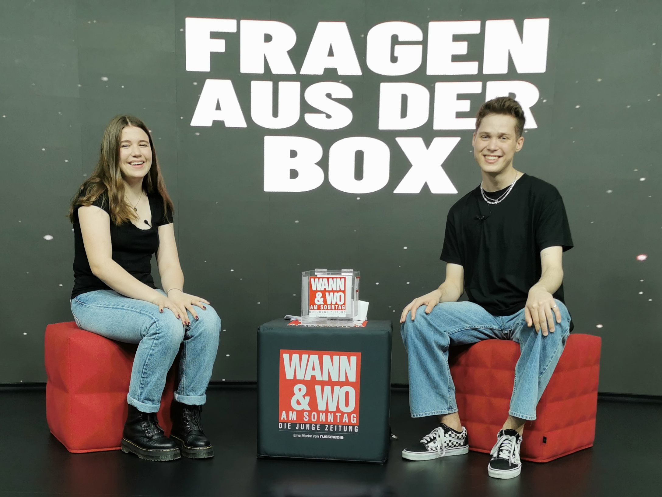 Solveig Hannesdottir und Lukas Meusburger.