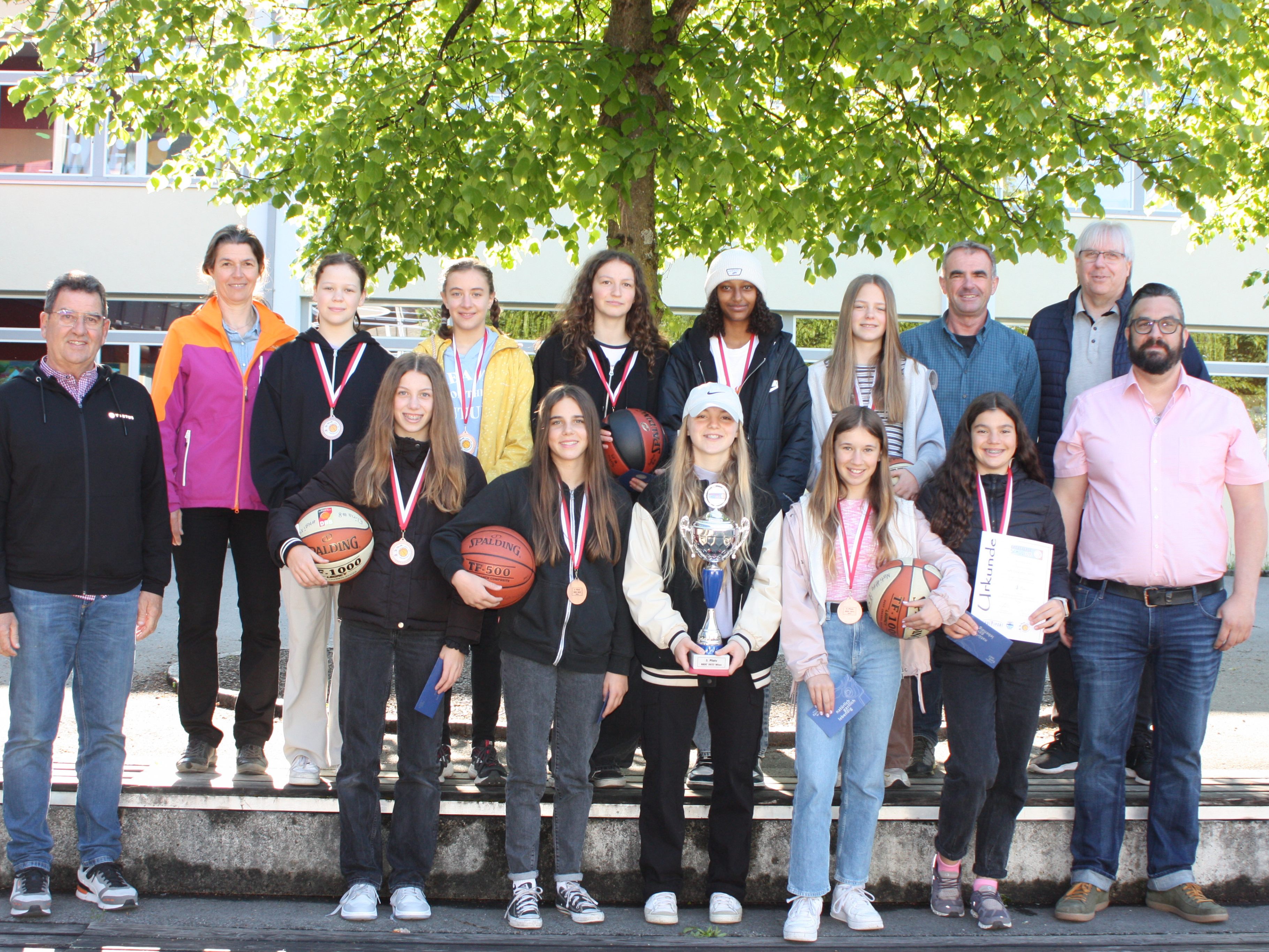 Die SMS Rankweil-West holt Bronze im Basketball auf Bundesebene.
