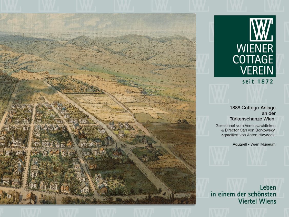 Mit der Fotoausstellung am Türkenschanzpark feiert das Wiener Cottage-Viertel sein 150-jähriges Bestehen Mit der Fotoausstellung am Türkenschanzpark feiert das Wiener Cottage-Viertel sein 150-jähriges Bestehen