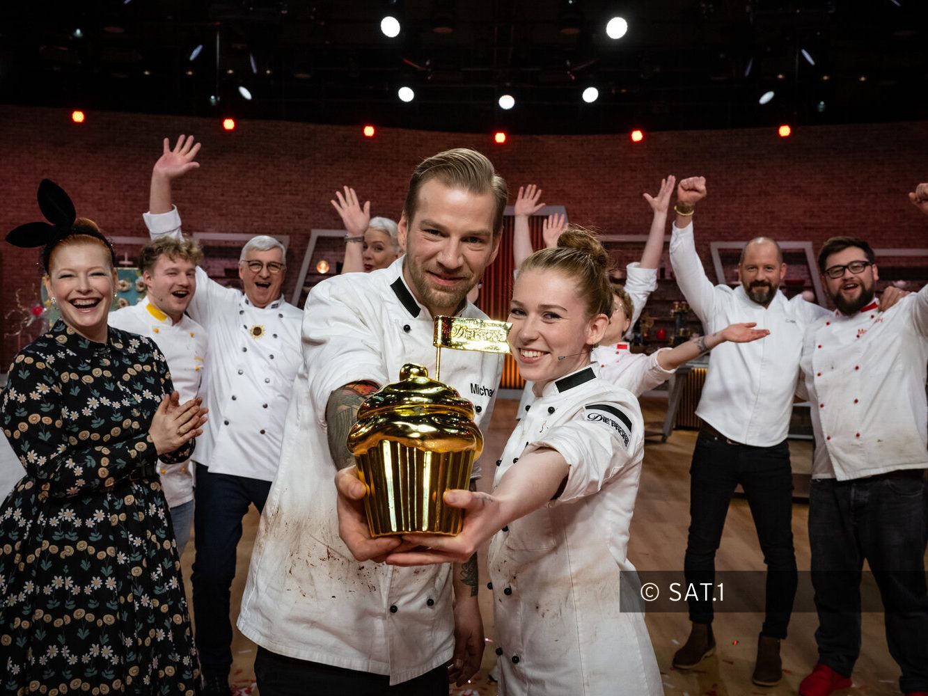 Natalie Stebbing und ihr Team-Partner Michael Klein gewannen "Das große Backen - Die Profis".