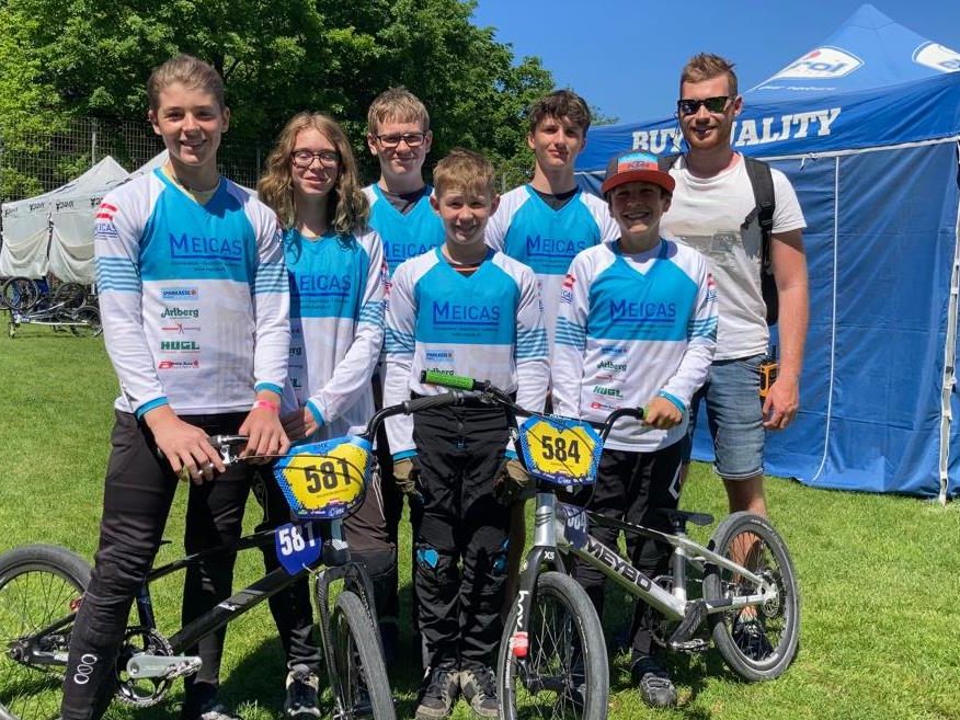 Das BMX-Sparkassenteam in Stuttgart Das BMX-Sparkassenteam in Stuttgart