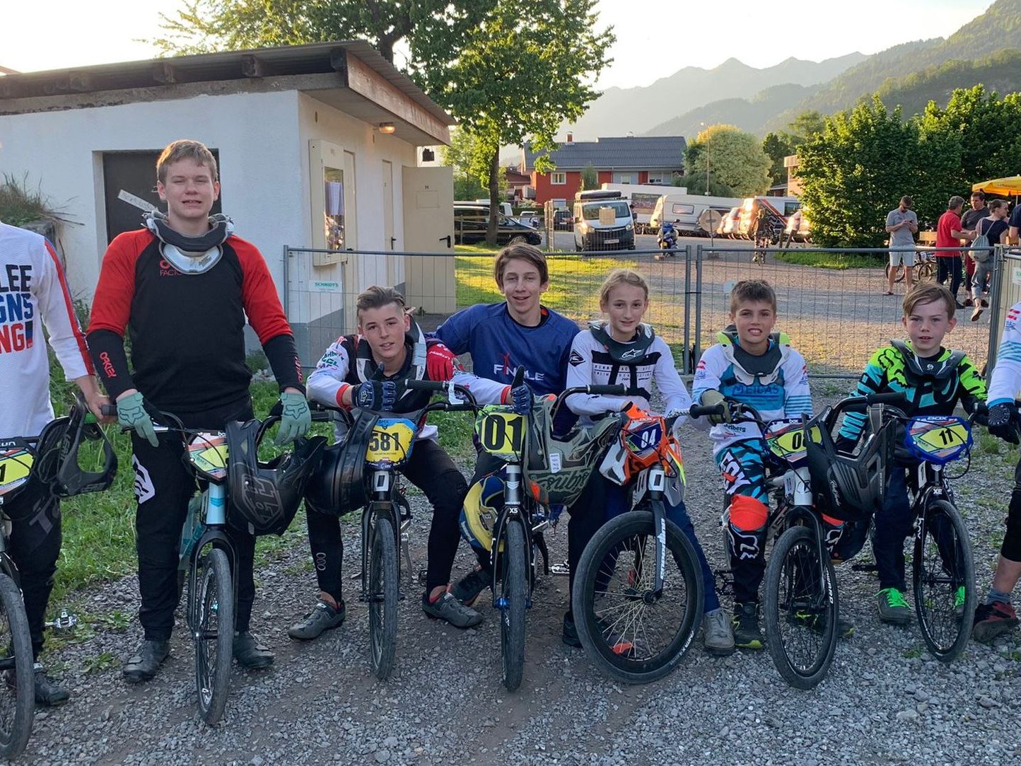 Die Top-8 bim 2. VC-Lauf in Bludenz Die Top-8 bim 2. VC-Lauf in Bludenz