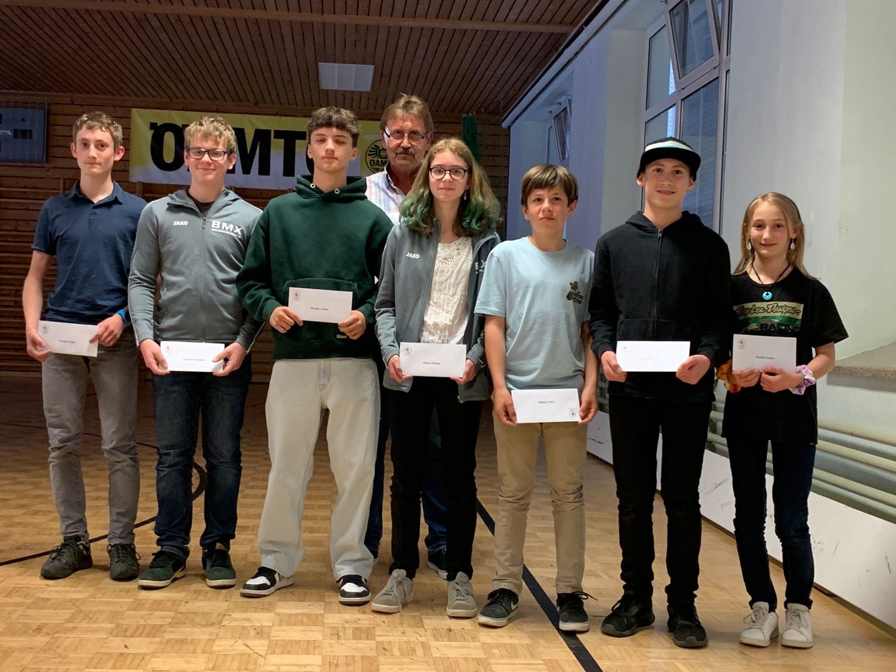 Ehrung erfolgreicher BMX-Sportler