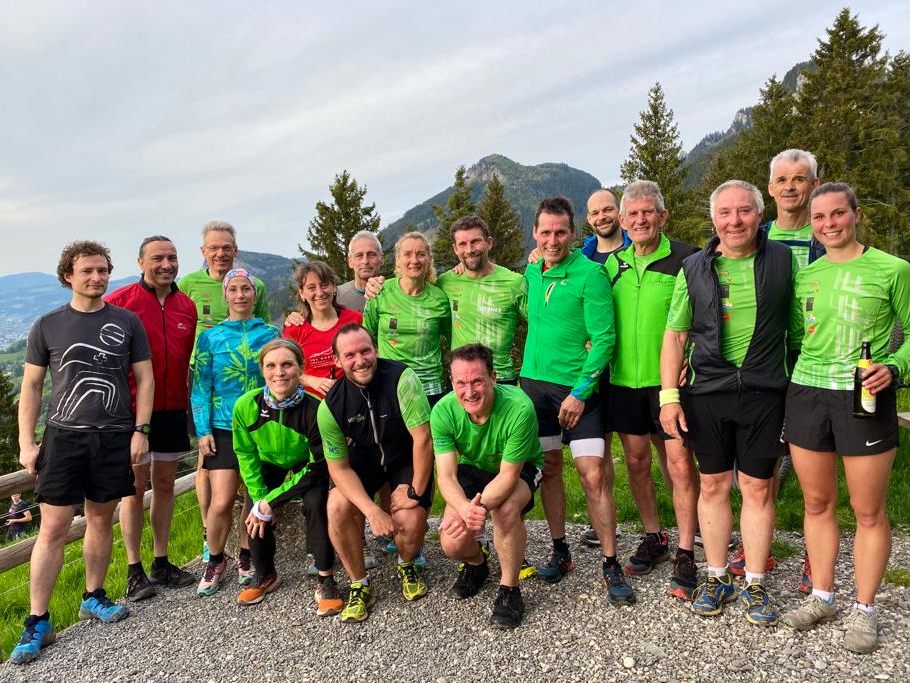 Trainingsausflug des Lauftreff Hohenems zur Alpe Gsohl