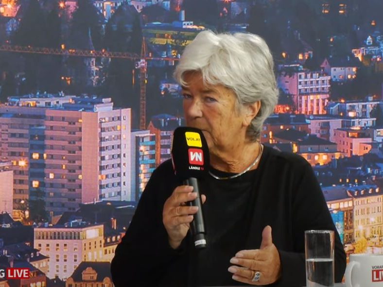 Heide Schmidt bei "Vorarlberg LIVE".