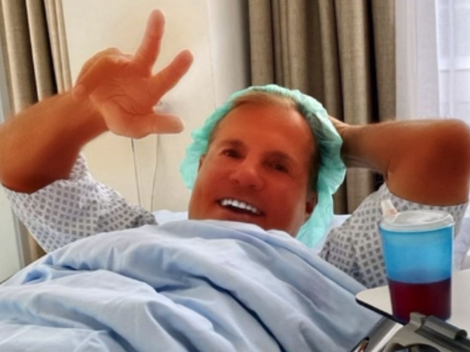 Dieter im Spital.