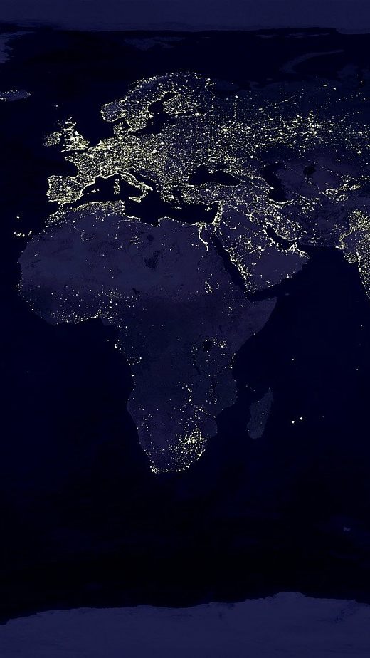 Anhand nächtlicher Satellitenbilder lasse sich, laut einer Studie, Armut ablesen.
