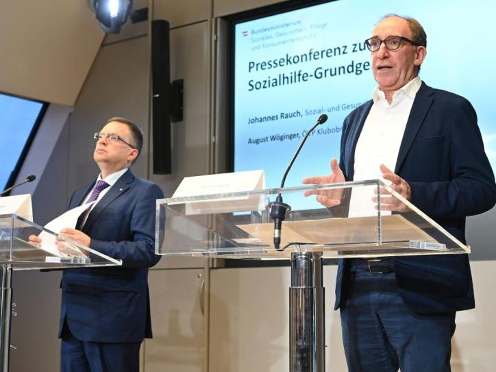 Der Anspruch auf Sozialhilfe für Ukraine-Vertriebene war vergangene Woche von Rauch und Wöginger angekündigt worden. Der Anspruch auf Sozialhilfe für Ukraine-Vertriebene war vergangene Woche von Rauch und Wöginger angekündigt worden.